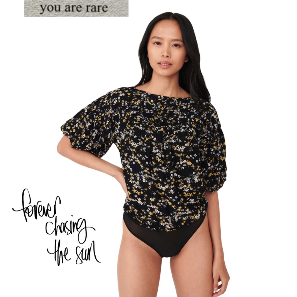 Free People Dessa Floral Bodysuit – Small – Sold Out